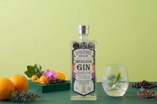 Merlion Gin — Singapore Distillery マーライオン ジン ― シンガポール・ディスティラリー
