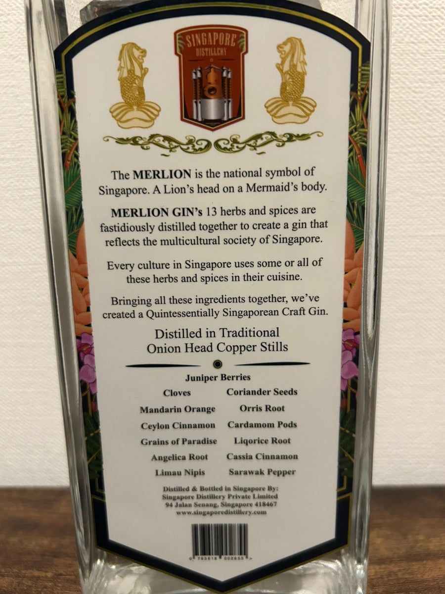 Merlion Gin — Singapore Distillery