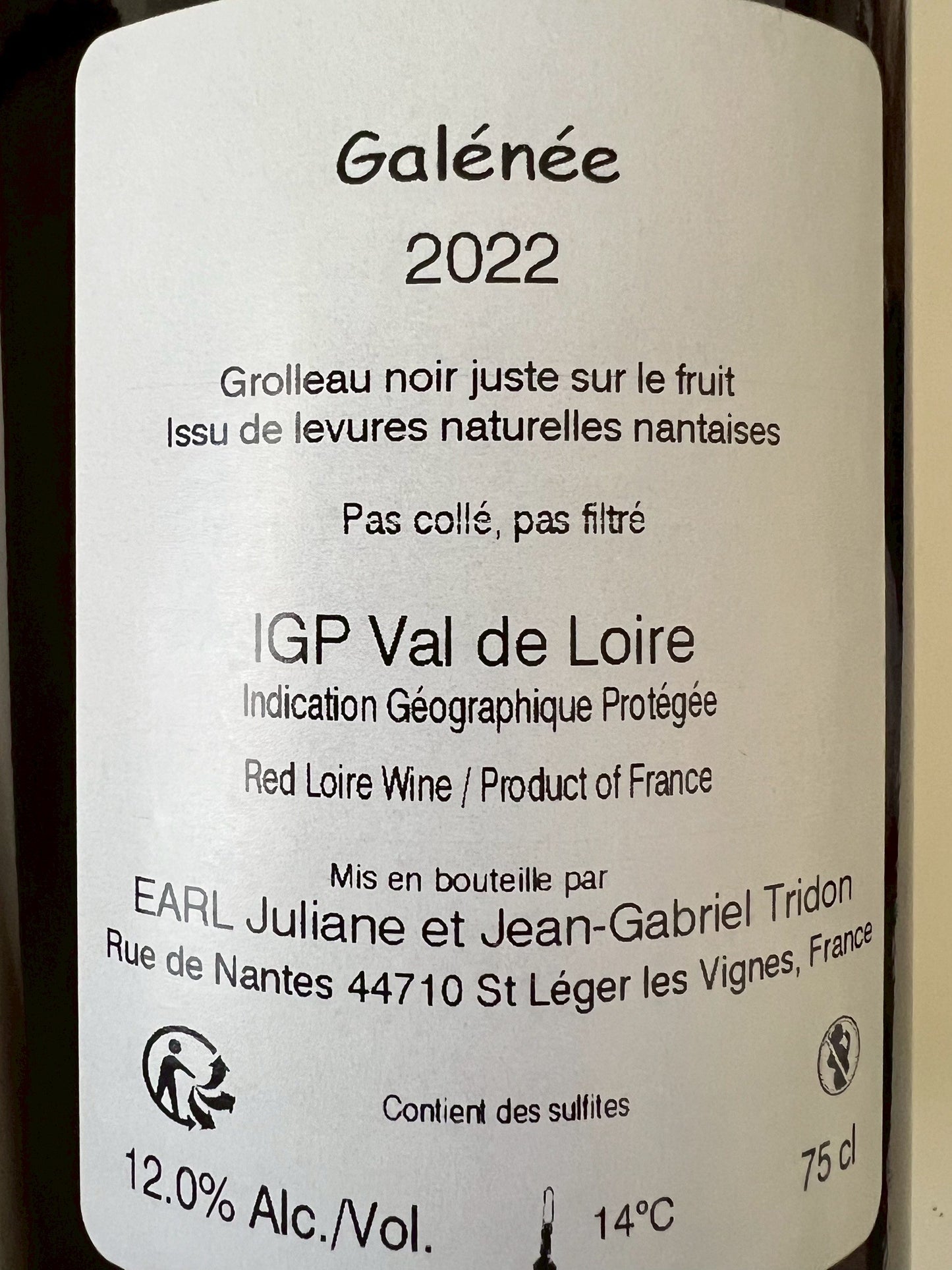 Les Hautes Noelles Galenee Grolleau レ・オート・ノエル ガレネ グロロー