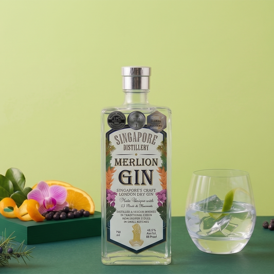 Merlion Gin — Singapore Distillery マーライオン ジン ― シンガポール・ディスティラリー