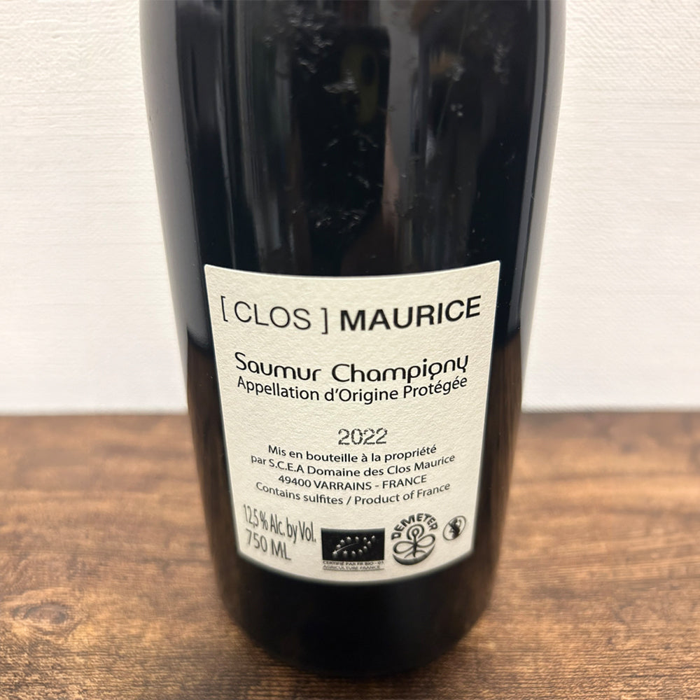 Voltige — [Clos] Maurice, Saumur Champigny ヴォルティージュ ― クロ・モーリス、ソミュール・シャンピニー